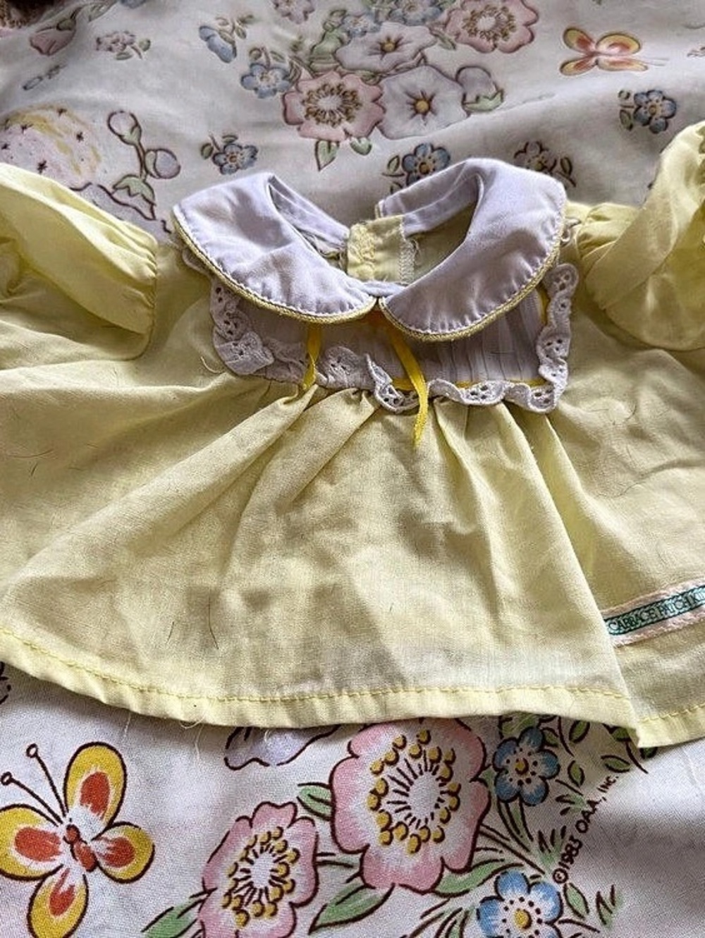 Cabbage Patch Kids Yellow Yoke Collared Dress